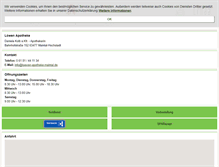 Tablet Screenshot of loewen-apotheke-maintal.de